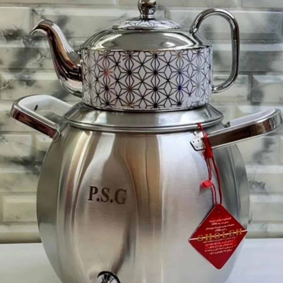 کتری قوری مدل نگین ۸ پر