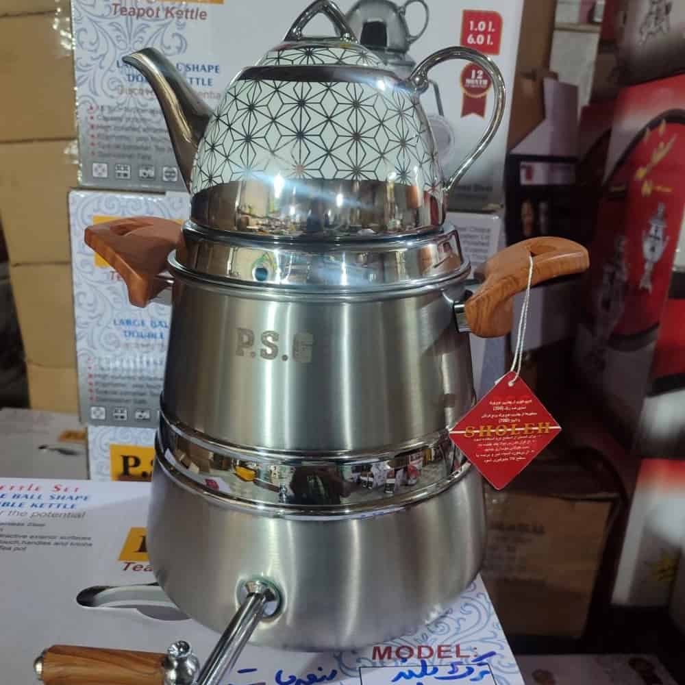 کتری قوری مدل یاقوت ساده