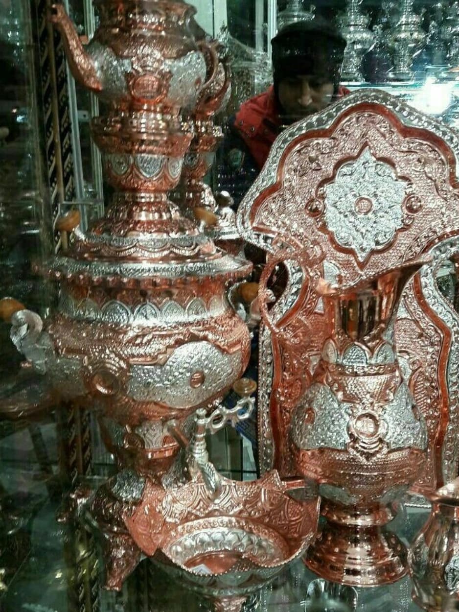 تولید پخش سماور و کتری قوری برنجی